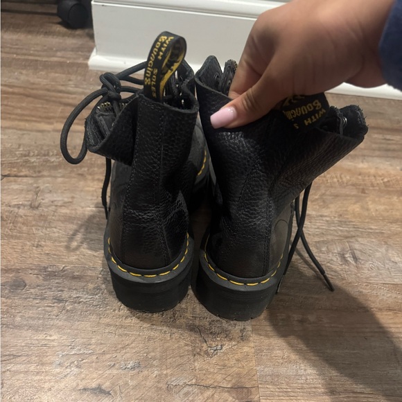 Dr. Martens Black Combat Boots - Picture 5 of 6